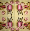 036 Eggs,  Easter Eggs - 3-ply (pink) - Home Fashion
